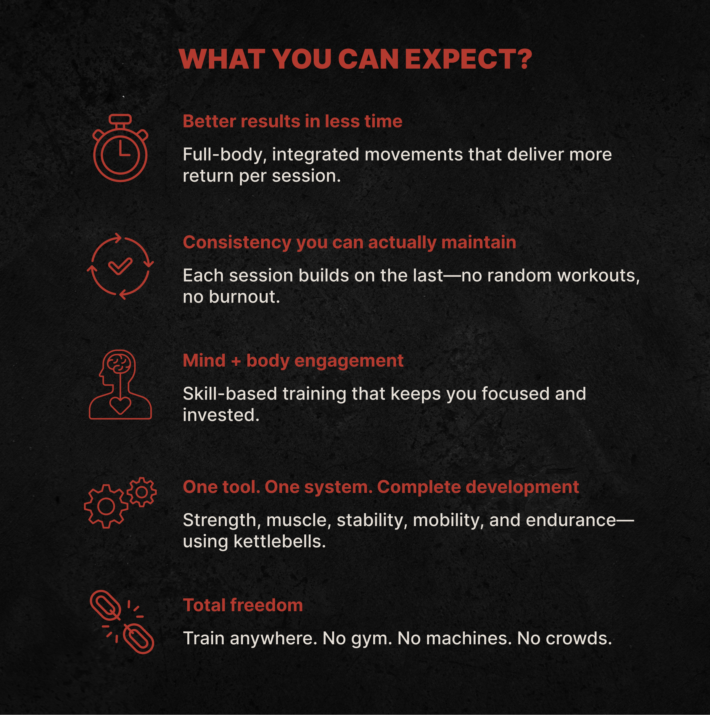 What can you expect?