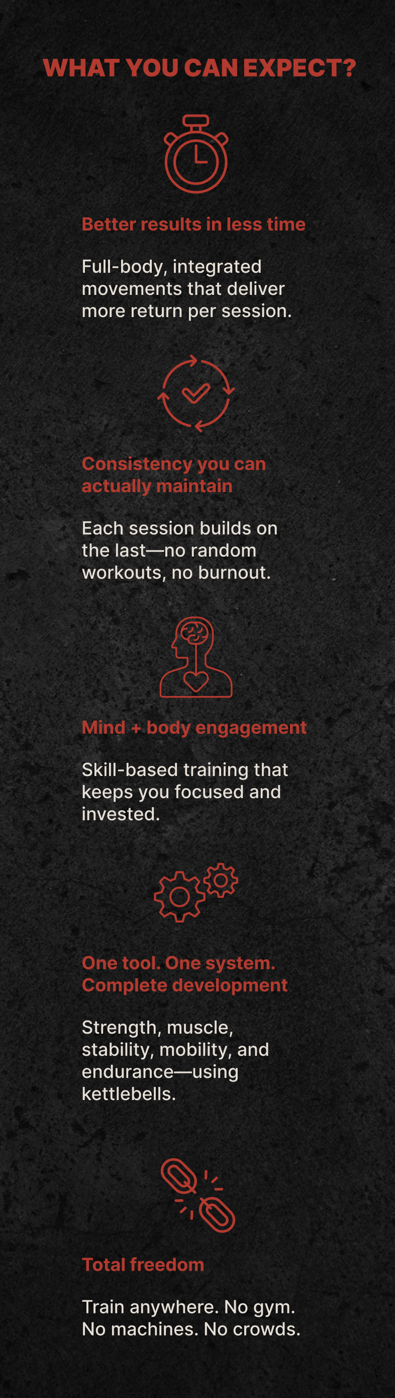 What can you expect?