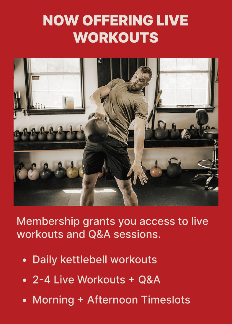 Now Offering Live Workouts