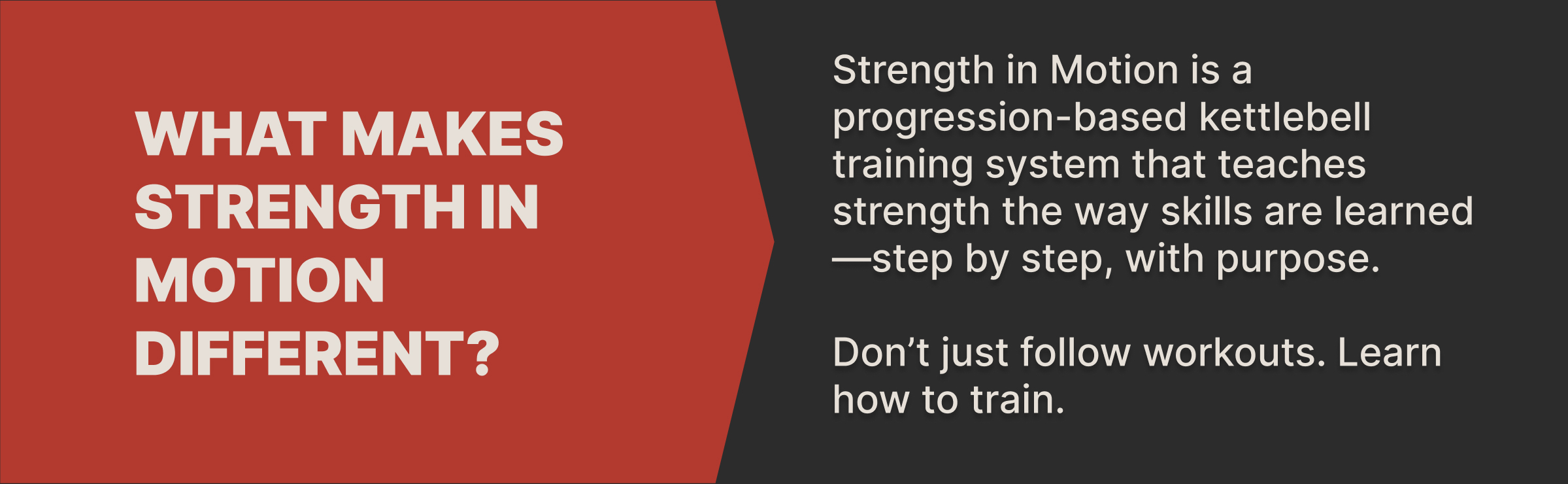 What makes Strength In Motion different?